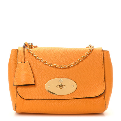 Mulberry Small Classic Grain Calfskin Small Lily Flap Deep Amber 1 of 9