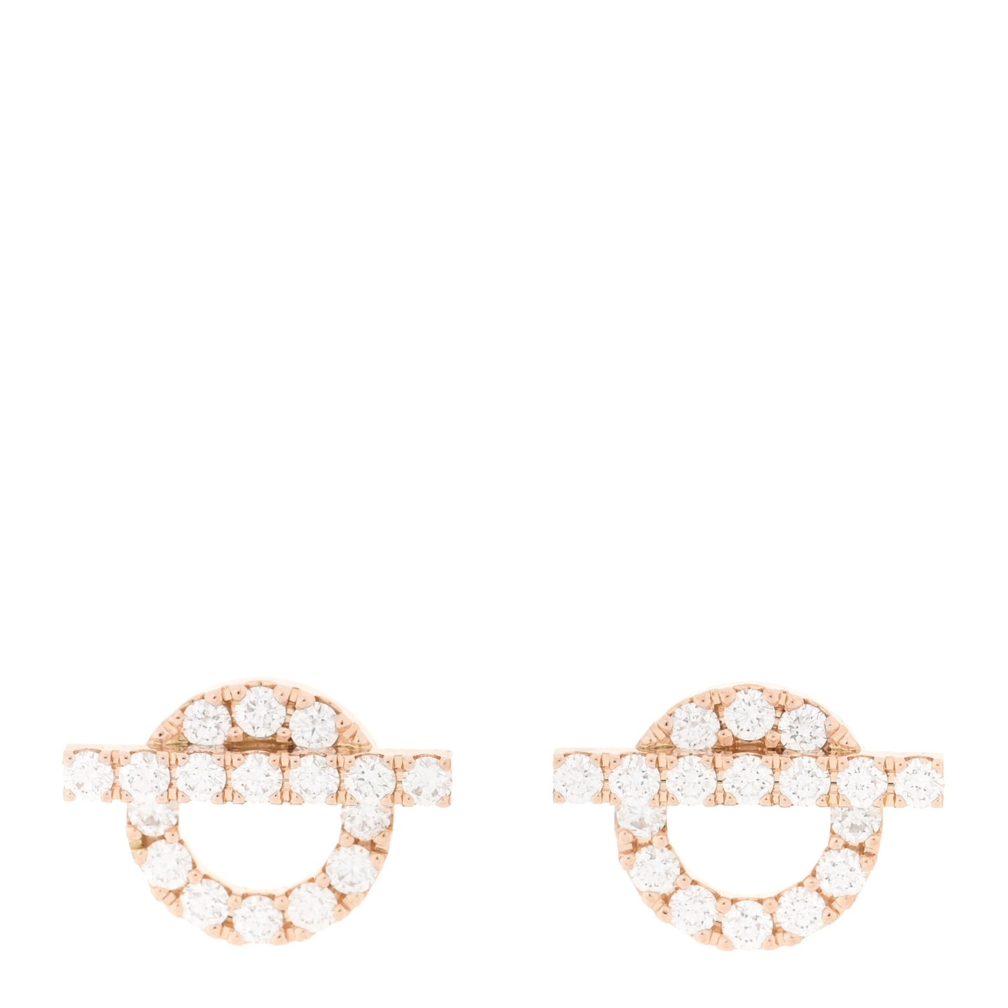 18K Rose Gold Diamond Finesse Earrings