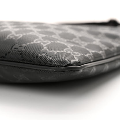 Gucci Imprime Monogram Small Flat Messenger Bag Black 10 of 13