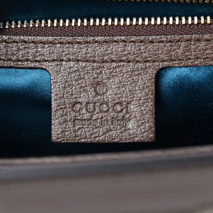 Gucci GG Supreme Monogram Web Medium Ophidia Chain Shoulder Bag Brown 7 of 14