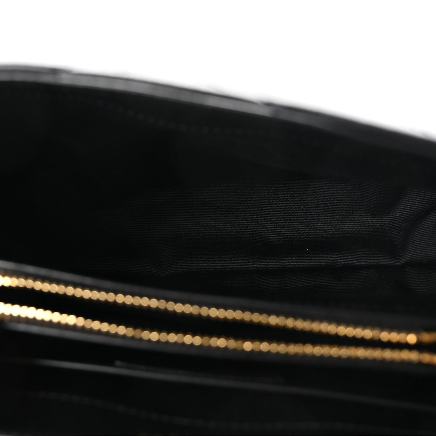 Calfskin Y Quilted Monogram Small Loulou Chain Satchel Black