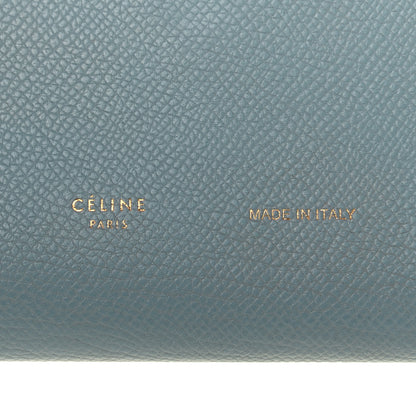 Celine Grained Calfskin Large Multifunction Strap Wallet Porcelain 6 of 11