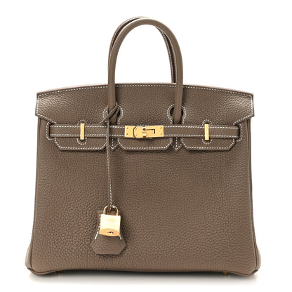 Hermes Togo Birkin 25 Etoupe 1 of 11