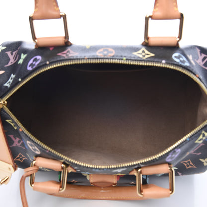Louis Vuitton Monogram Multicolor Speedy 30 Black 5 of 7