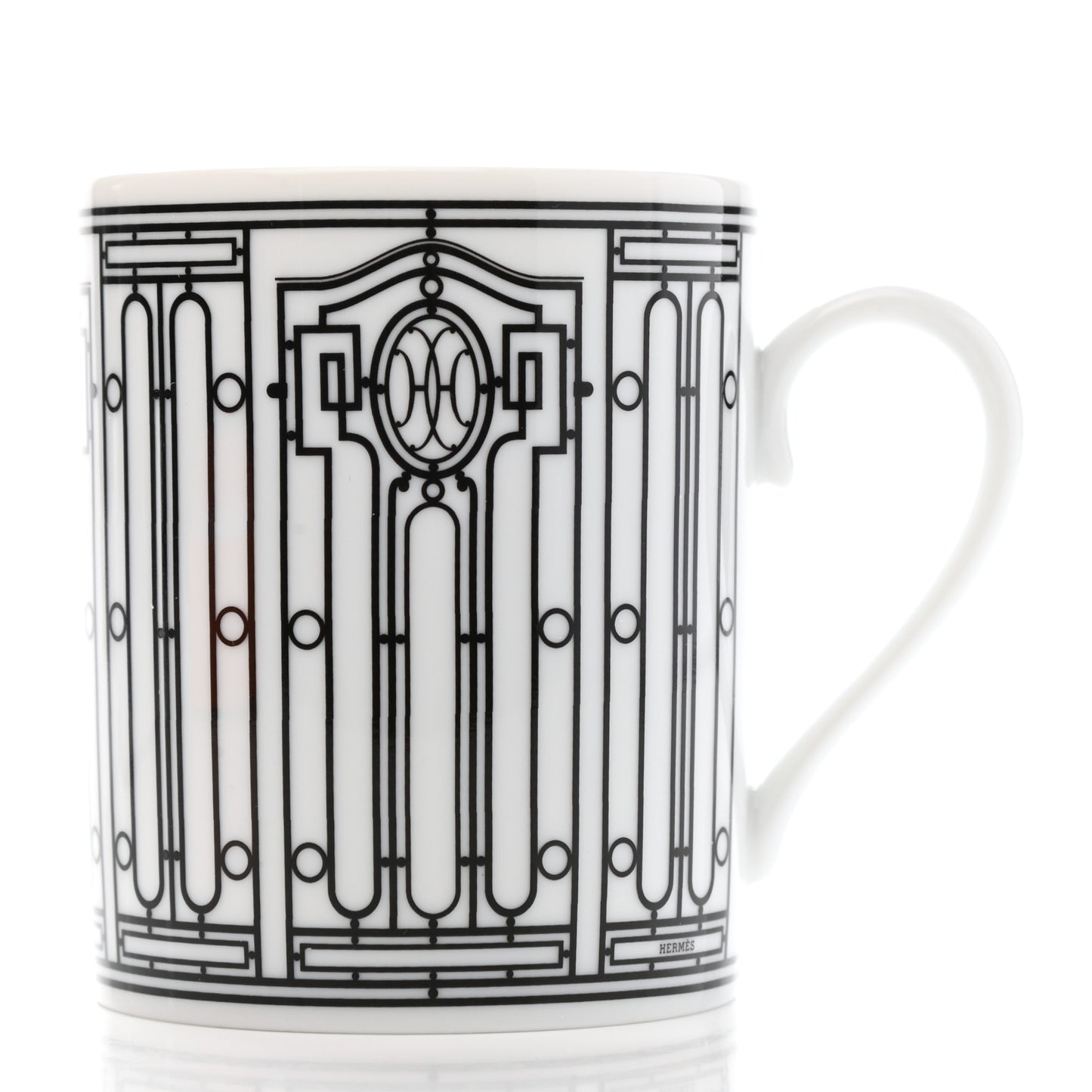 Porcelain H Deco Mug