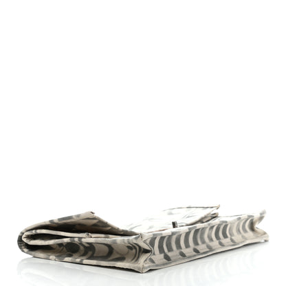 Chanel Canvas Iliad Flap Clutch Beige 4 of 11