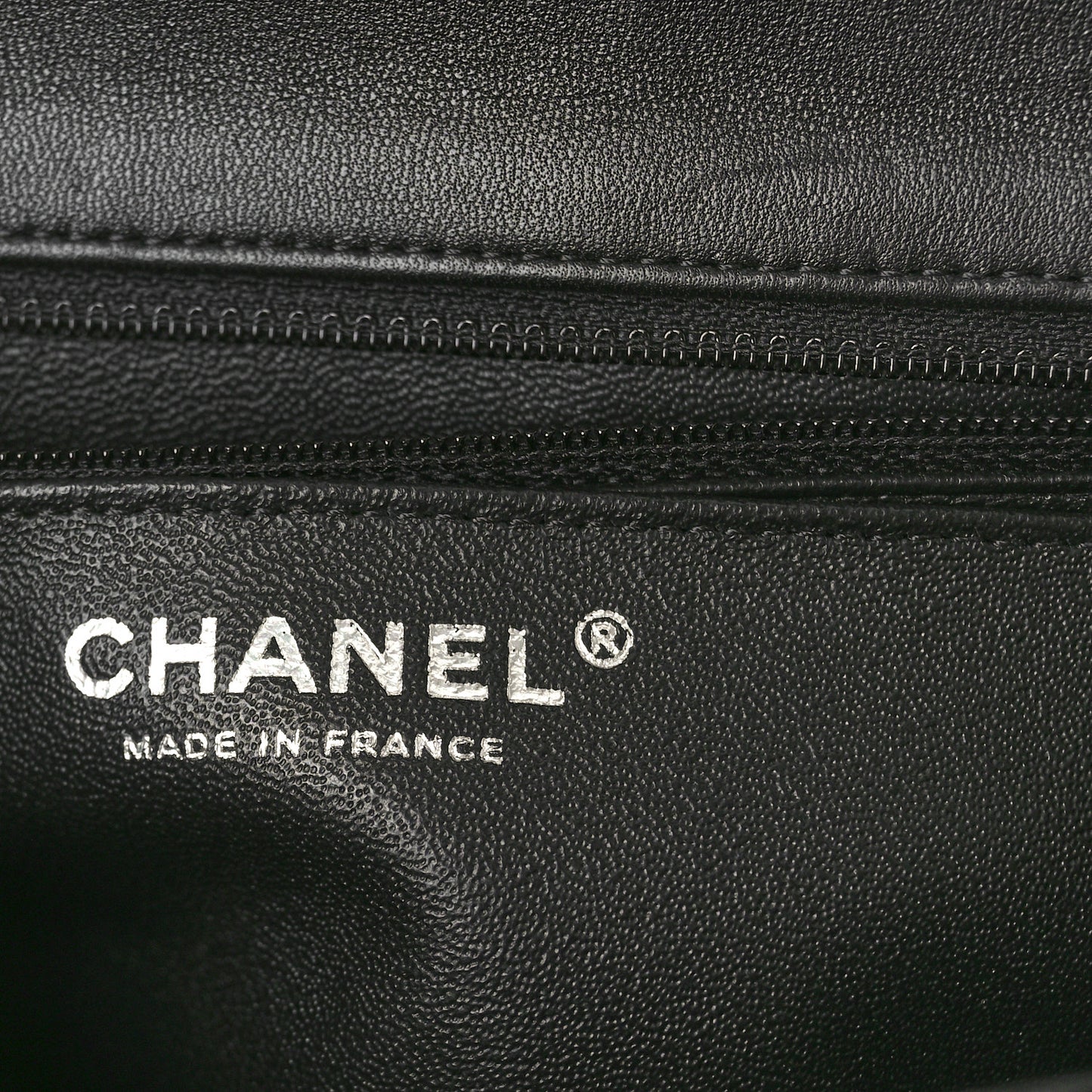 Lambskin Quilted Mini Rectangular Flap Black
