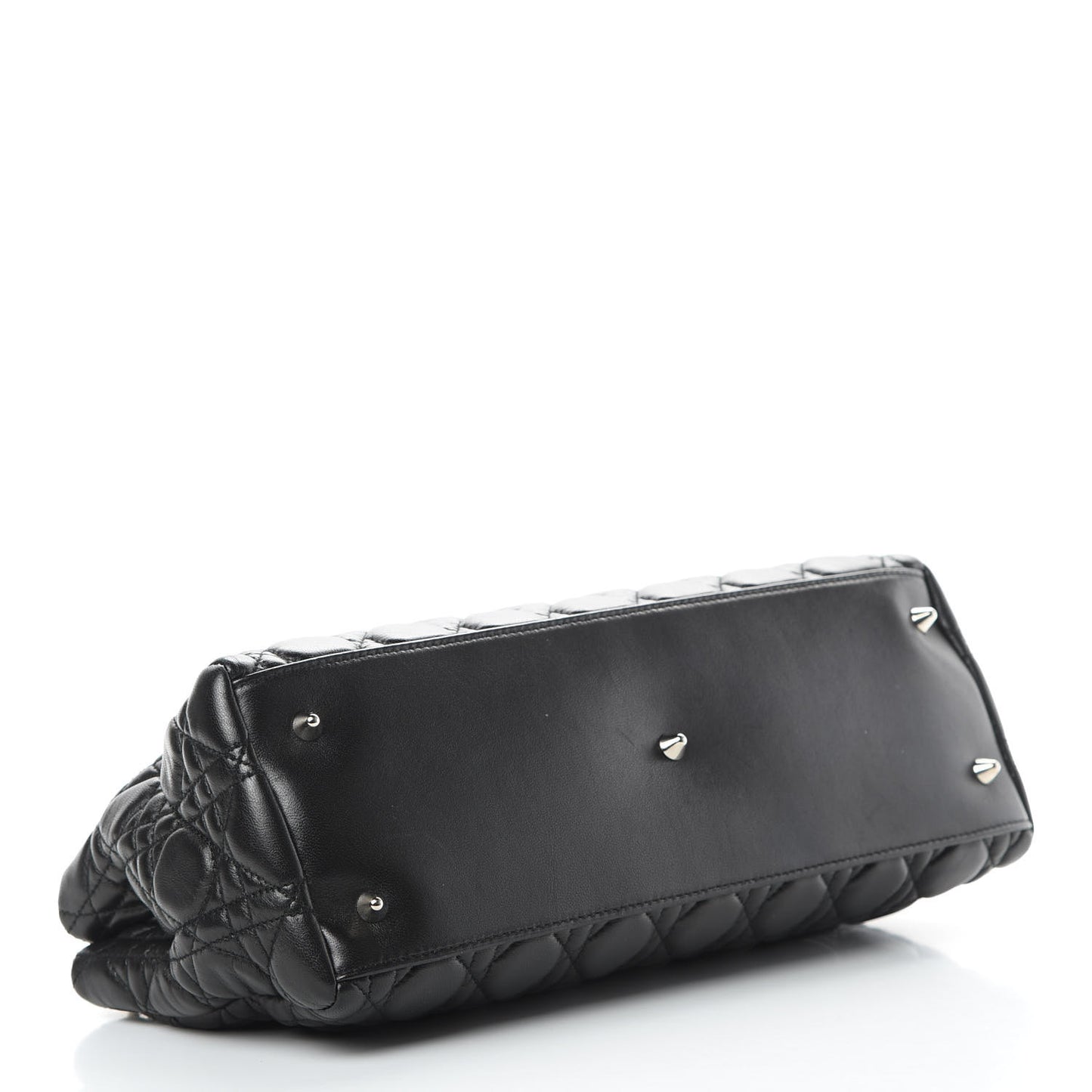 Lambskin Cannage Lady Dior Shoulder Bag Black