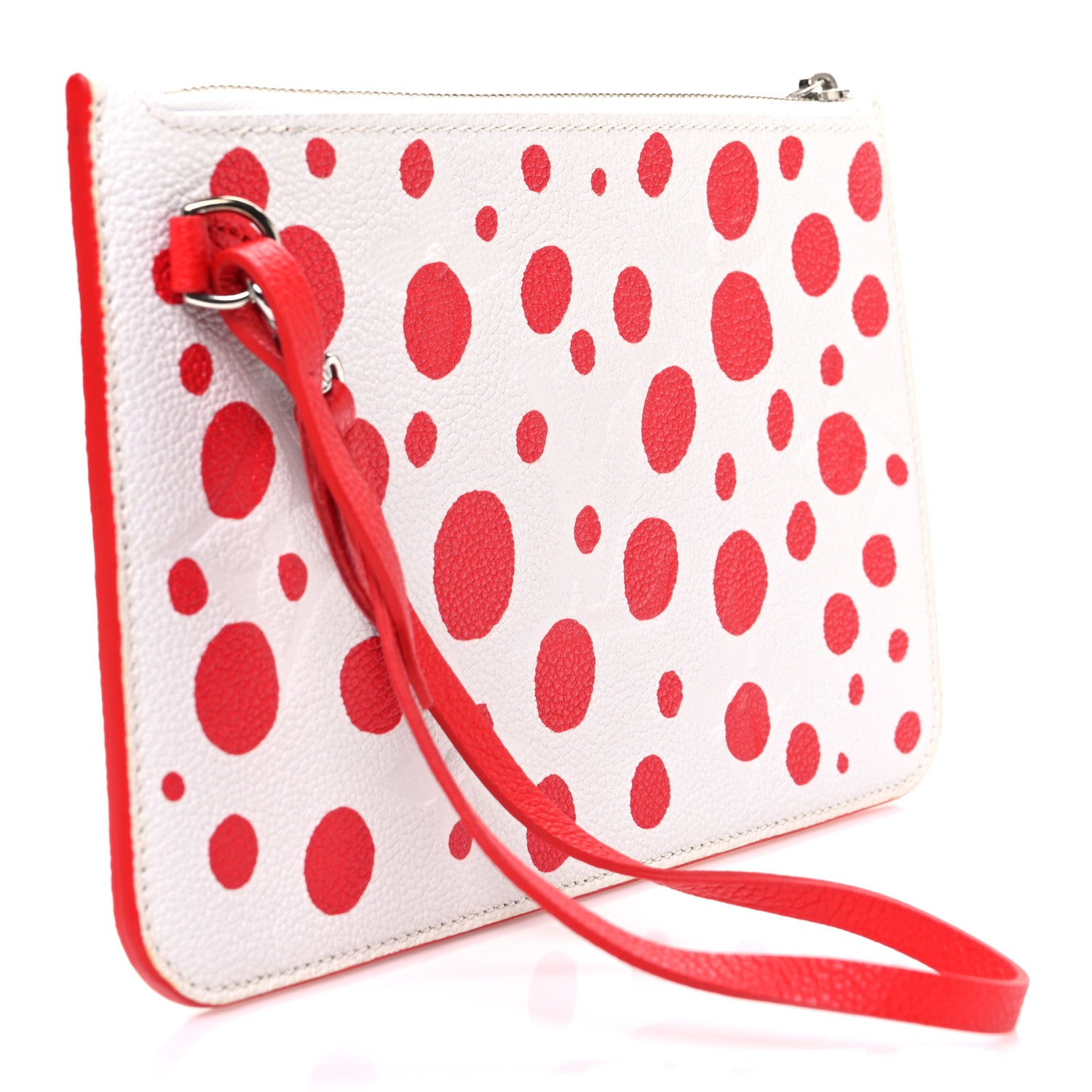 Louis Vuitton LV X YK Empreinte Infinity Dots Neverfull MM Pochette Rouge White 3 of 6