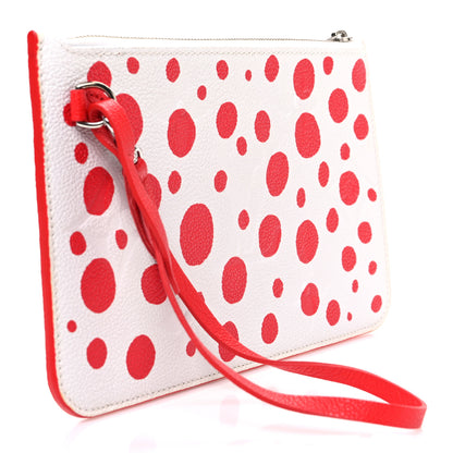 Louis Vuitton LV X YK Empreinte Infinity Dots Neverfull MM Pochette Rouge White 3 of 6