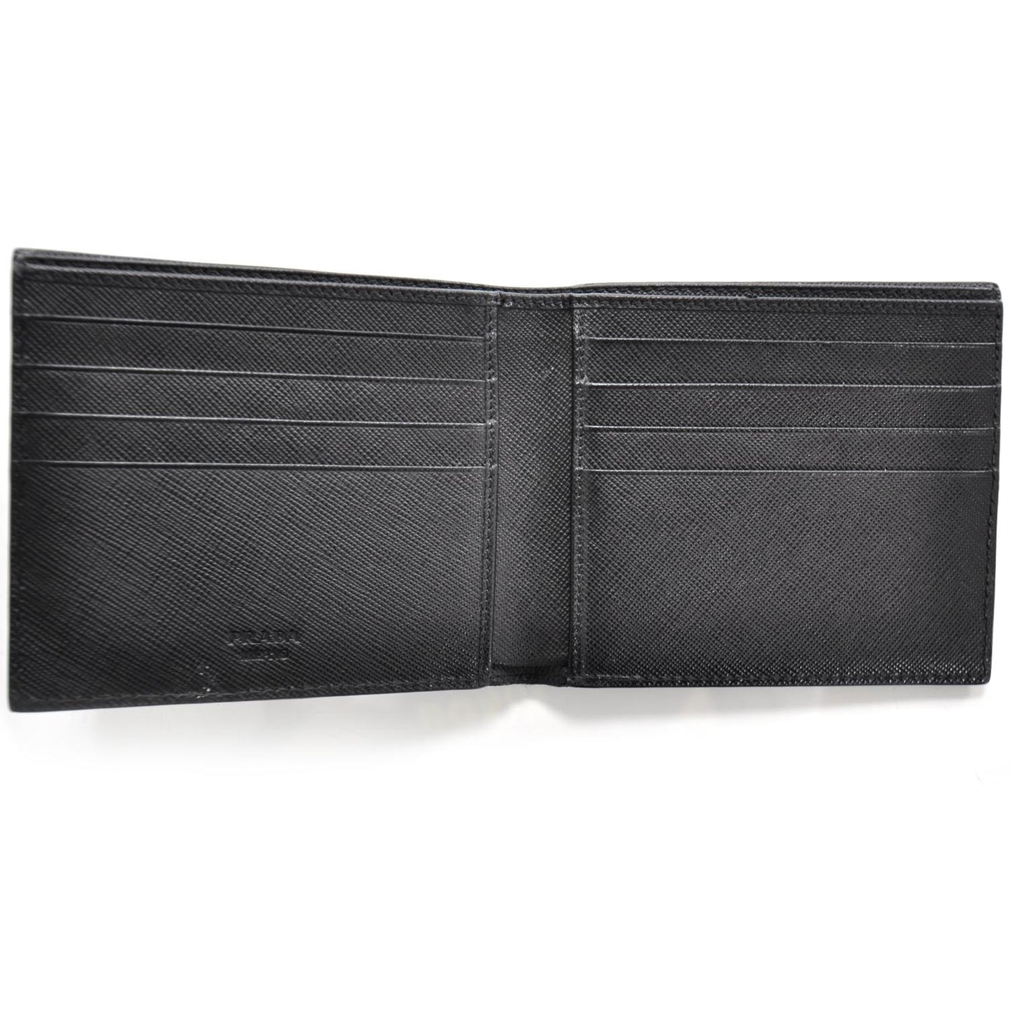 Saffiano Bi-Fold Wallet Black