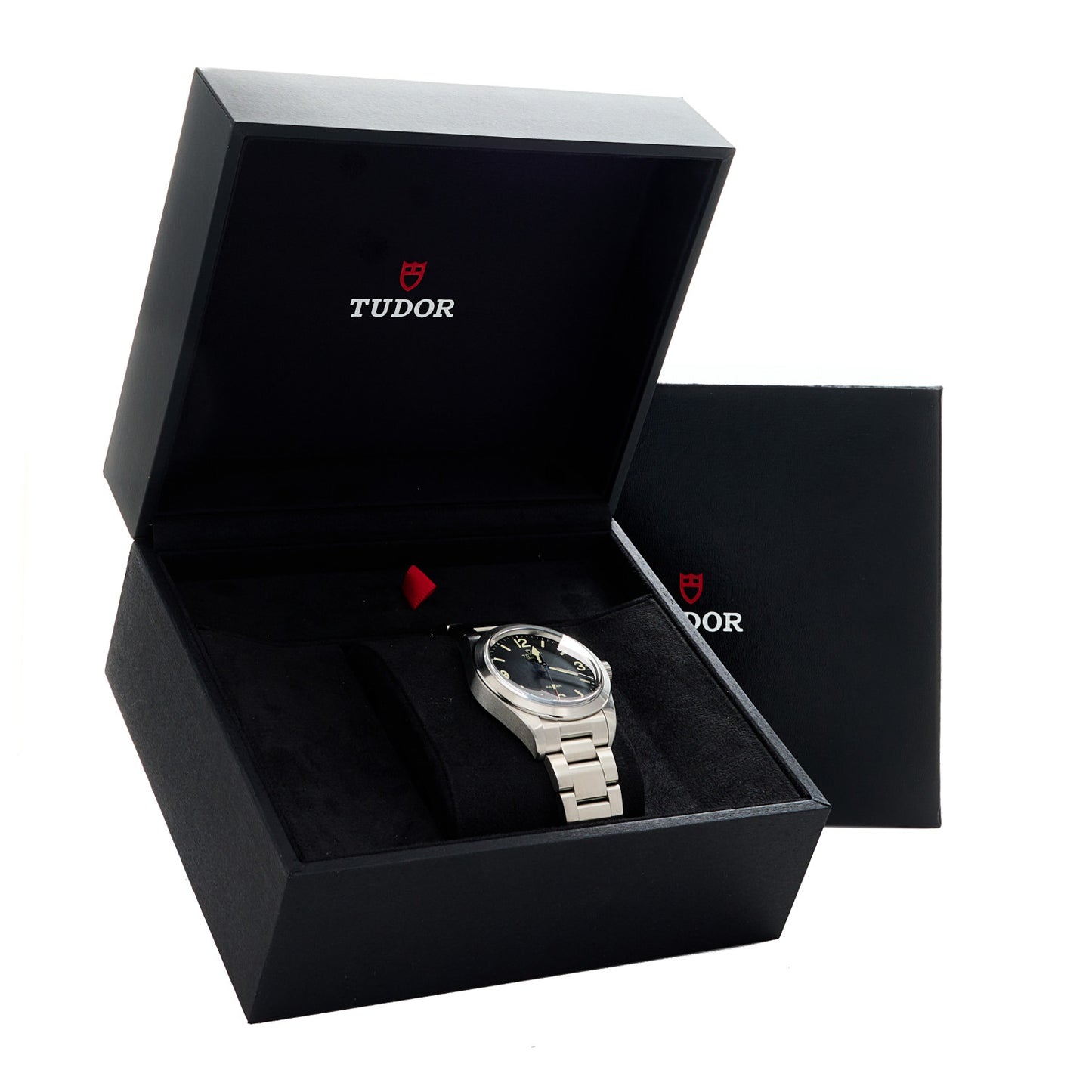 Stainless Steel 39mm Oyster Prince Automatic Watch Black 79950