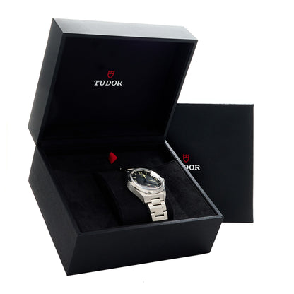 TUDOR Stainless Steel 39mm Oyster Prince Automatic Watch Black 79950 5 of 5