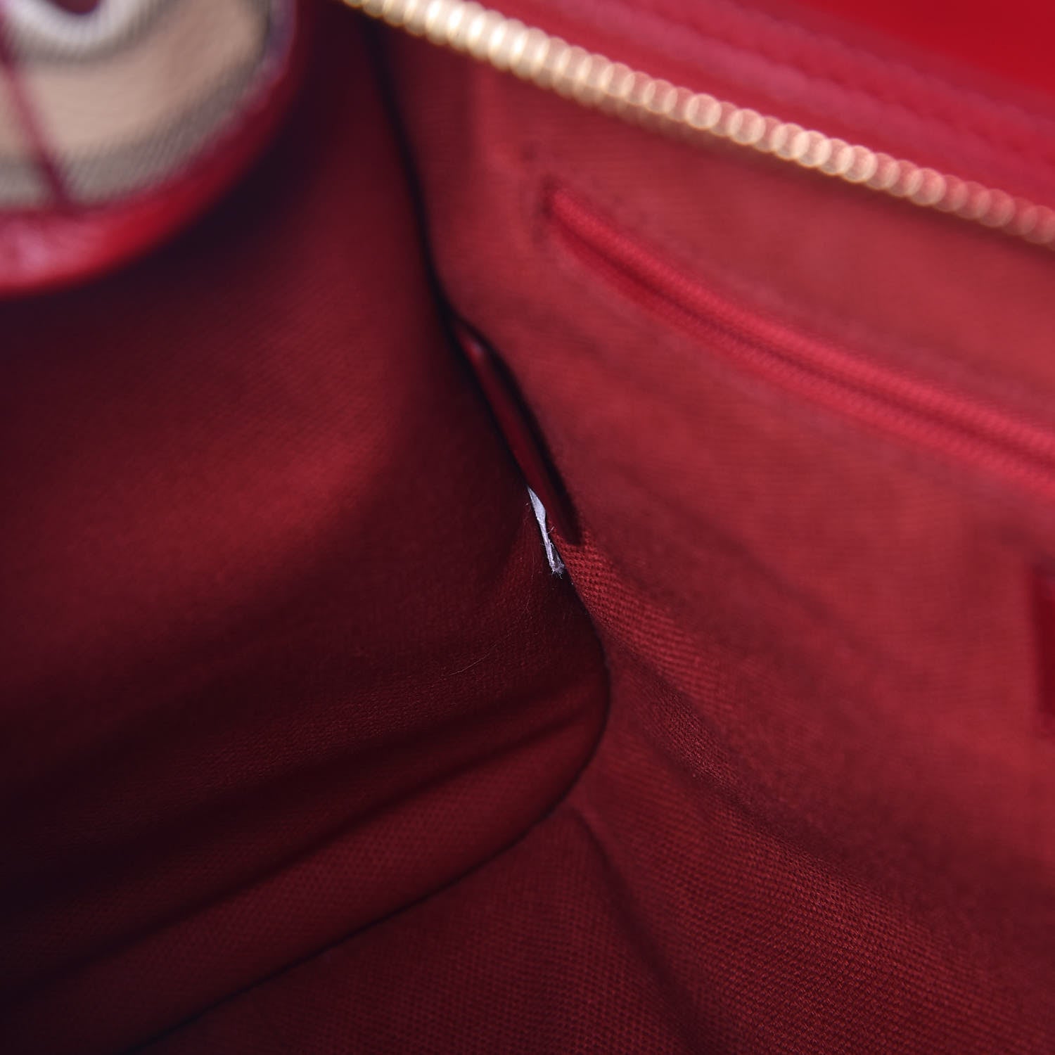 Burberry Haymarket Check Minford Portrait Tote Military Red 10 of 10