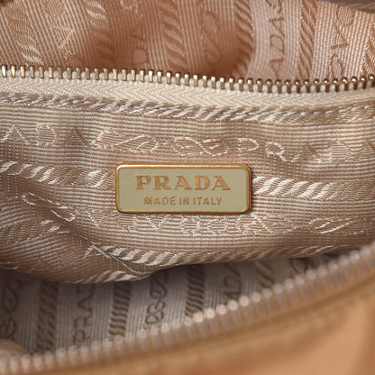 Prada Nylon Vitello Daino Pochette Sabbia 6 of 17