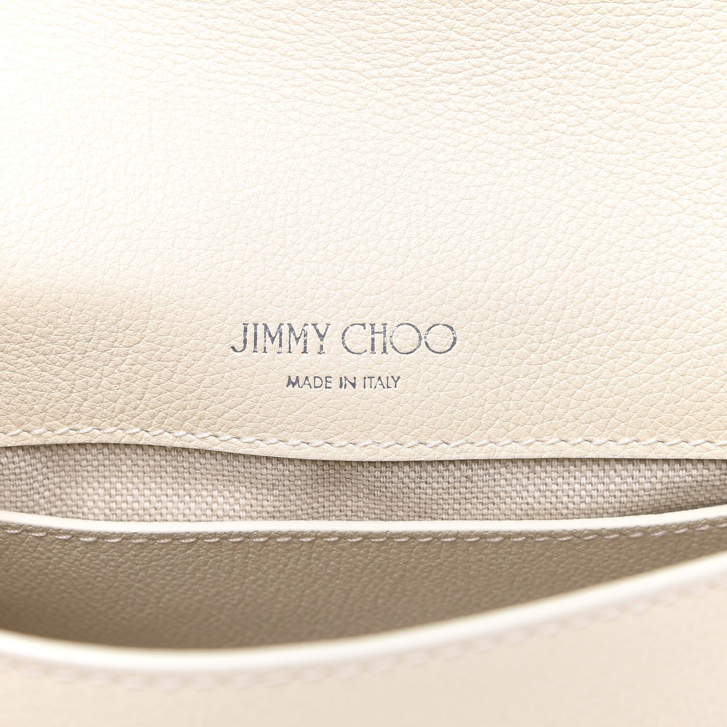 Jimmy Choo Grainy Calfskin Small Marianne Shoulder Bag Linen 6 of 9