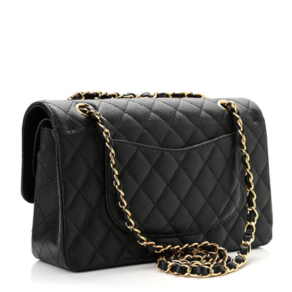 Chanel Caviar Quilted Medium Double Flap Black 3 of 10