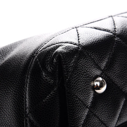 Chanel Soft Caviar CC Medium Top Handle Tote Black 10 of 14