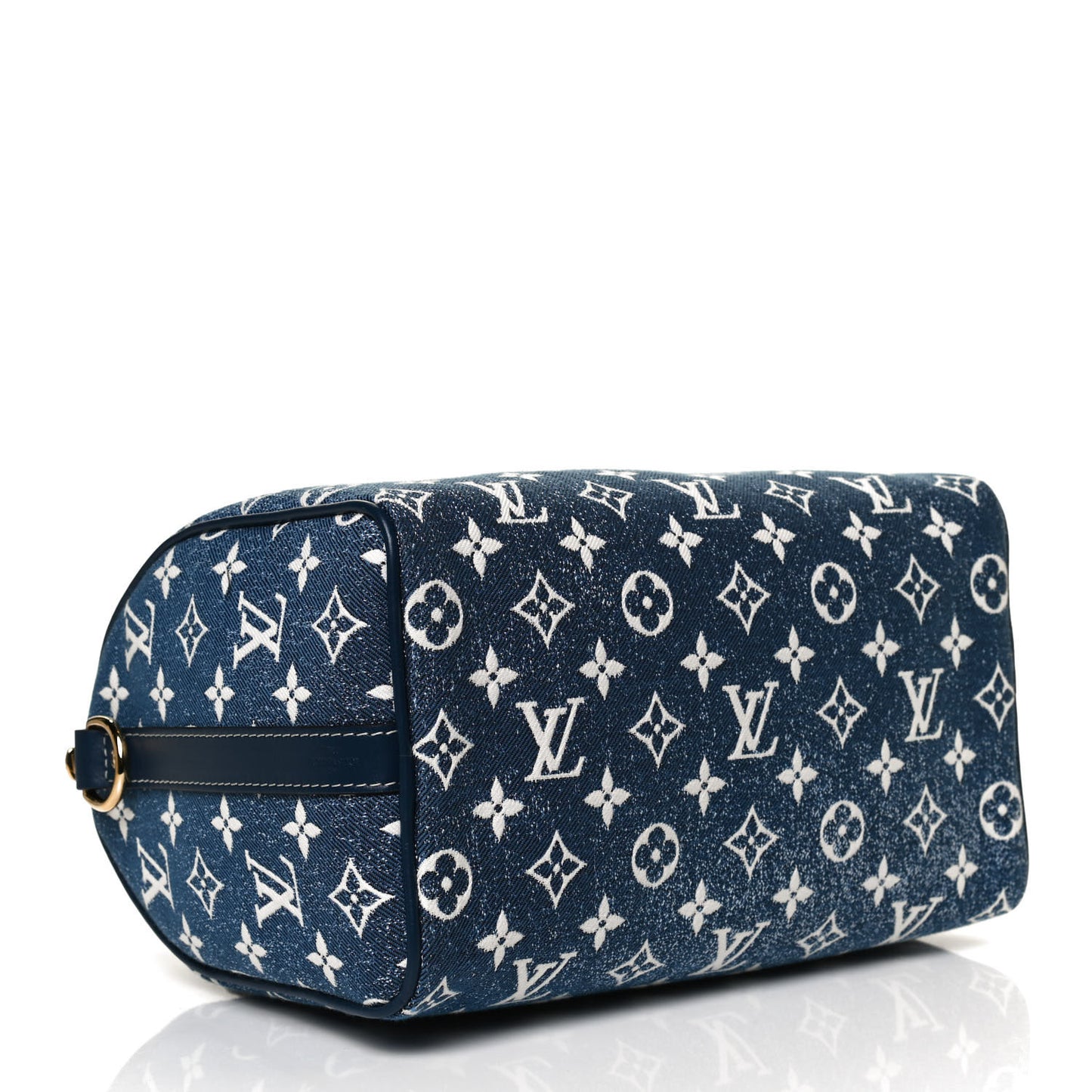 Monogram Jacquard Denim Speedy Bandouliere 25 Bleu