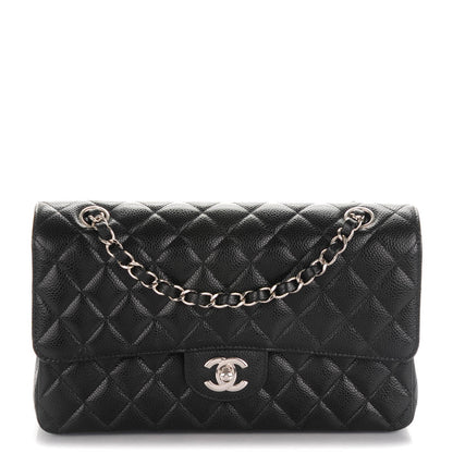 Chanel Caviar Quilted Medium Double Flap Black 1 of 8