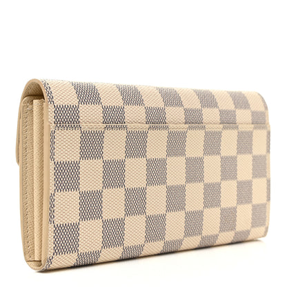 Louis Vuitton Damier Azur Sarah Wallet NM 3 of 11