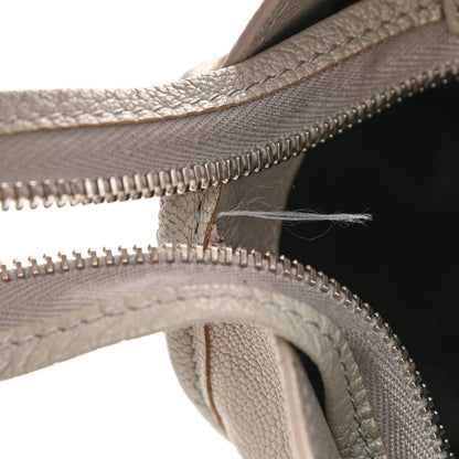 Balenciaga Chevre Silver Metallic Edge Hardware City Gris Glace 9 of 11