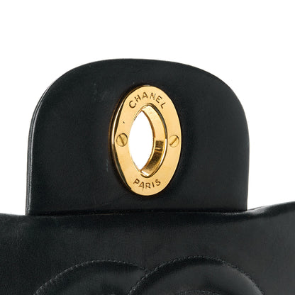 Chanel Lambskin Quilted XL Jumbo Single Flap Black 7 of 12