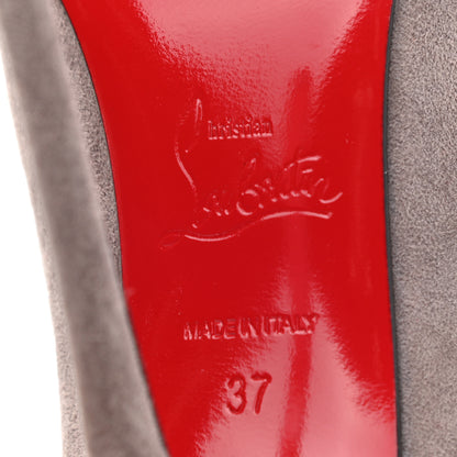 Christian Louboutin Veau Velours So Kate 120 Pumps 37 Storm 6 of 12