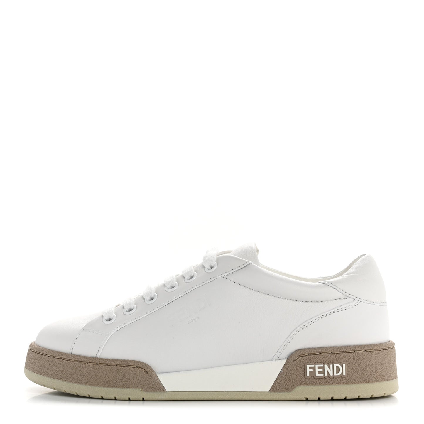 Vitello Logo Womens Low Top Sneakers 35.5 White