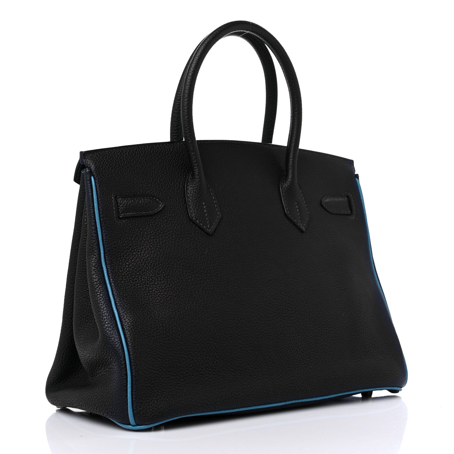 Togo Bi-Color Birkin 30 Bleu Indigo Blue Jean