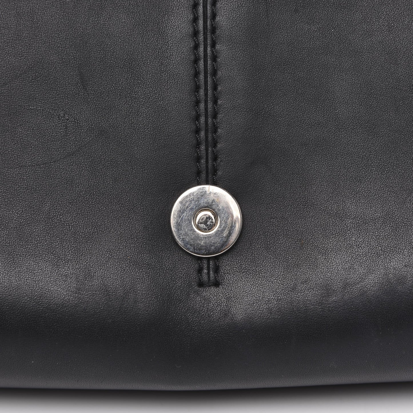 Lambskin Obsedia Shoulder Bag Beige Black