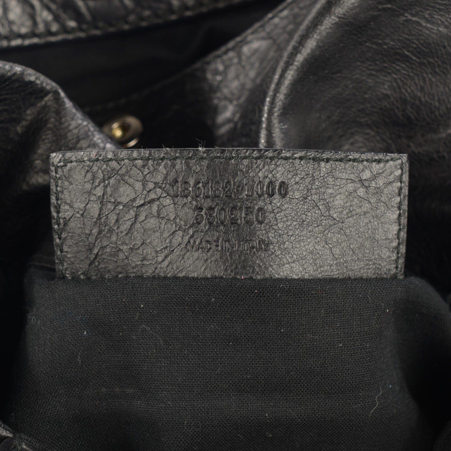 Agneau Giant 21 Silver Hardware Envelope Clutch Black