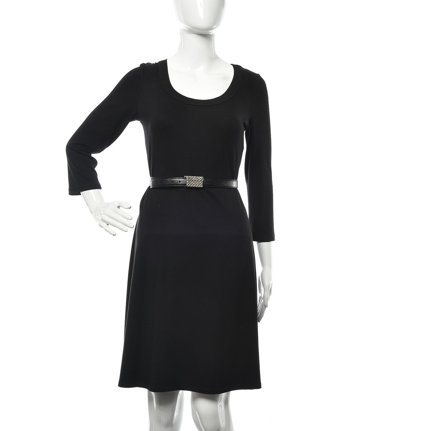 Calfskin Flap Bag Belt 75 30 Black
