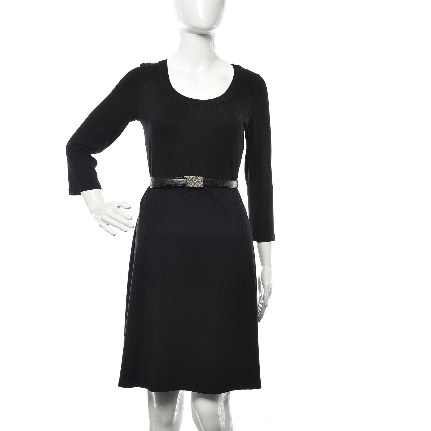 Chanel Calfskin Flap Bag Belt 75 30 Black 2 of 8