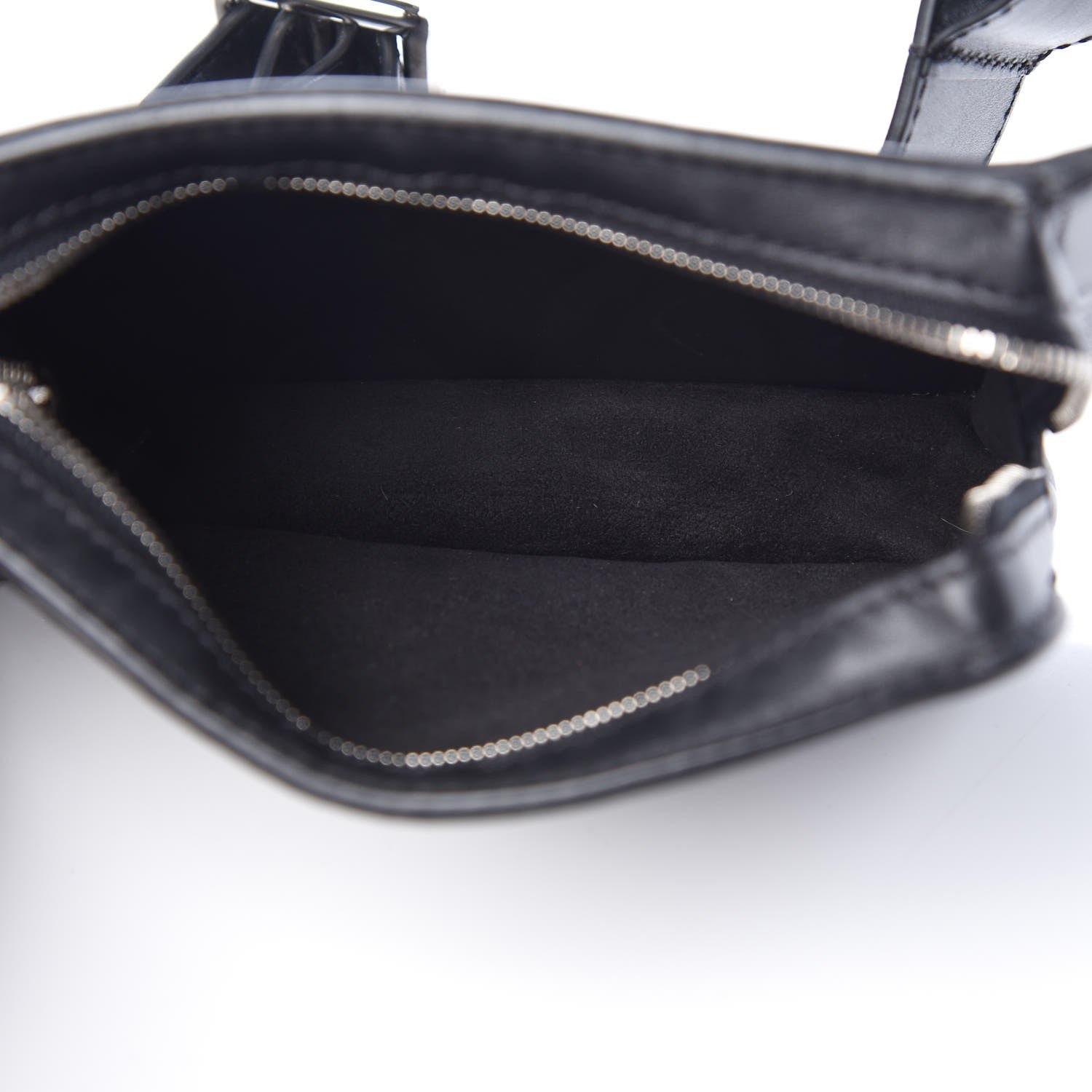Chanel Calfskin Stitched Belt Bag Black 5 of 7
