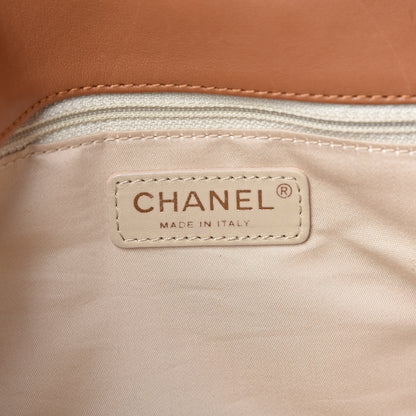 Chanel Lambskin Quilted Medium Cruise Charm Single Flap Beige 6 of 10