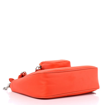 Prada Re-Nylon Saffiano Re-Edition 2005 Shoulder Bag Arancio 4 of 8