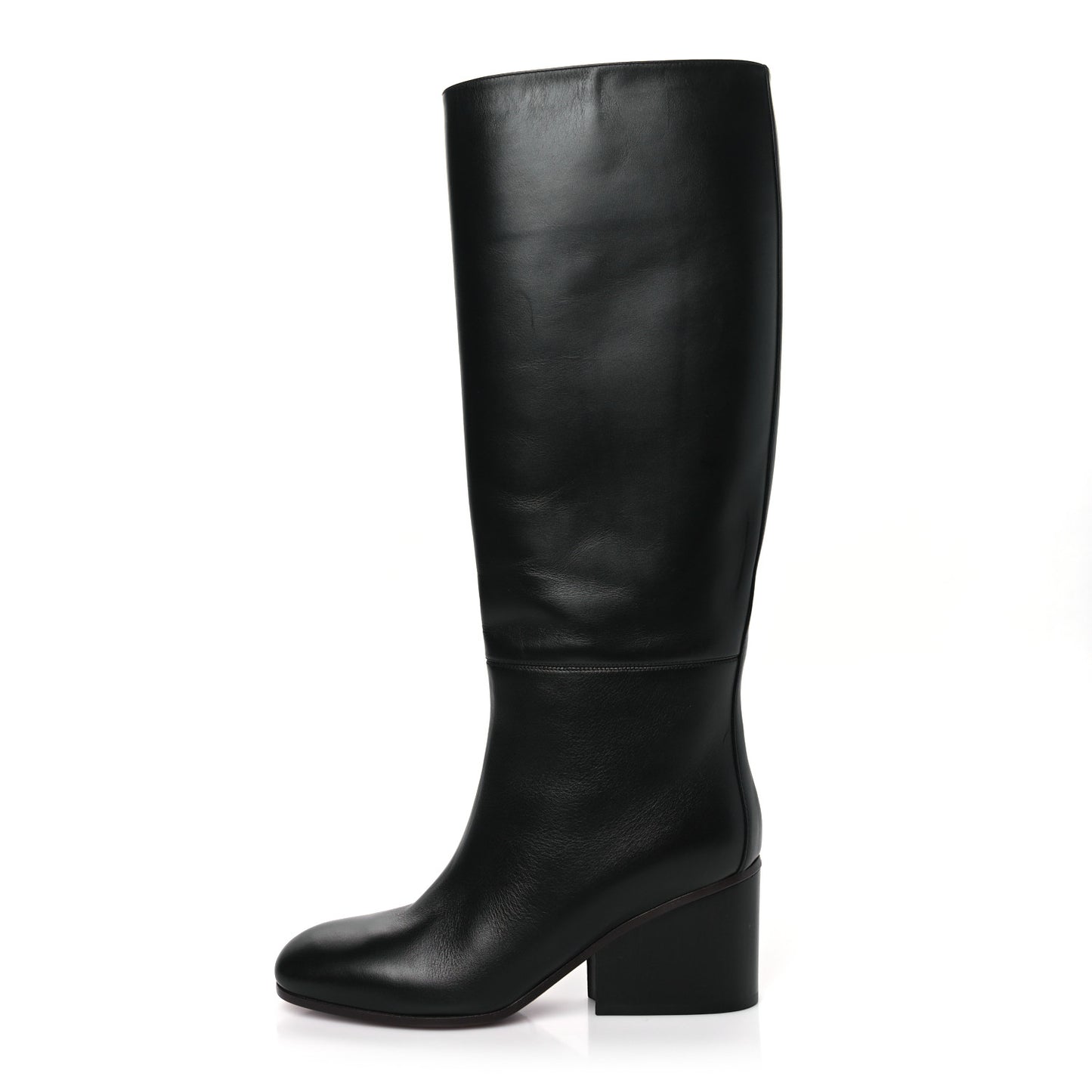 Calfskin New Jersey Boots 37 Black