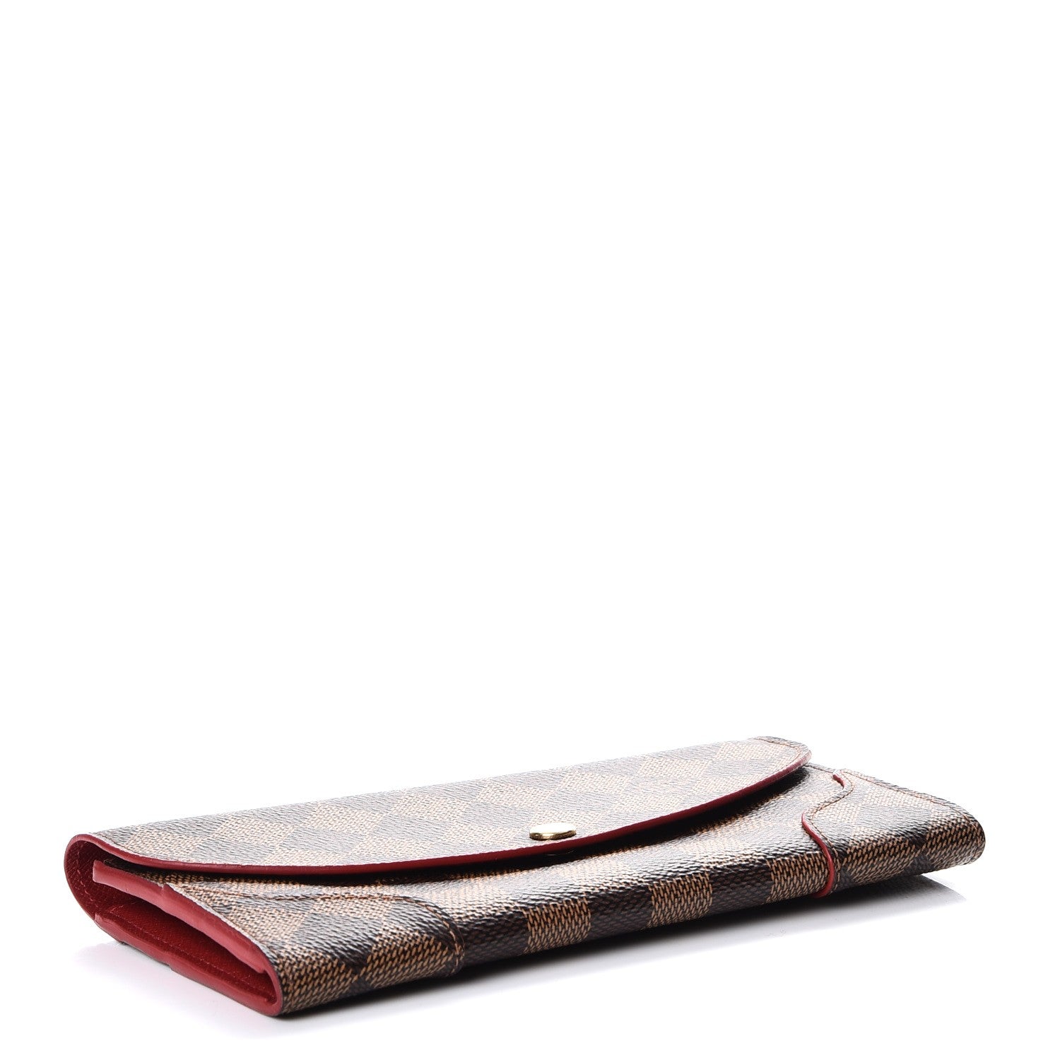 Louis Vuitton Damier Ebene Caissa Wallet Cherry 4 of 7
