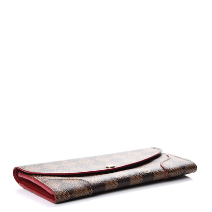 Louis Vuitton Damier Ebene Caissa Wallet Cherry 4 of 7