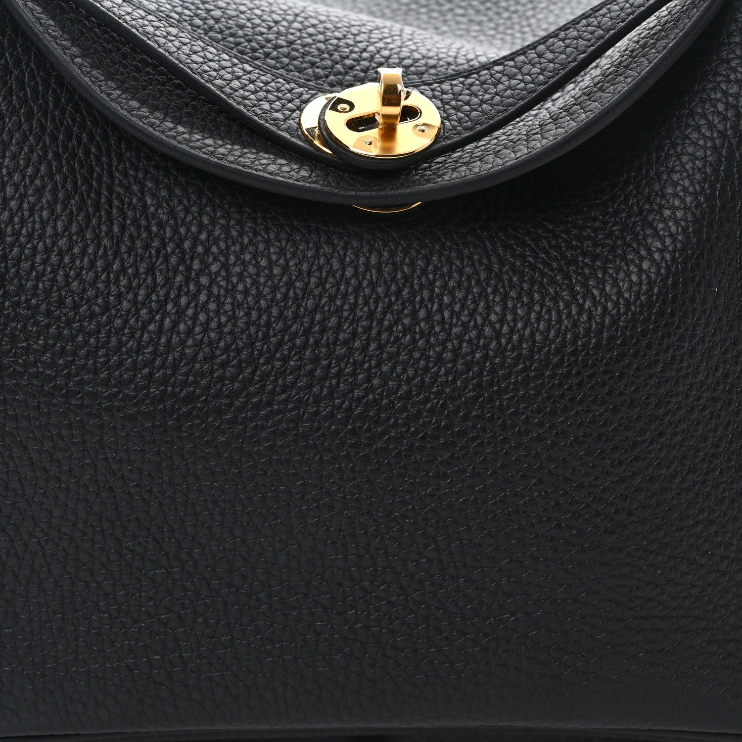 Hermes Taurillon Clemence Lindy 26 Black 8 of 13
