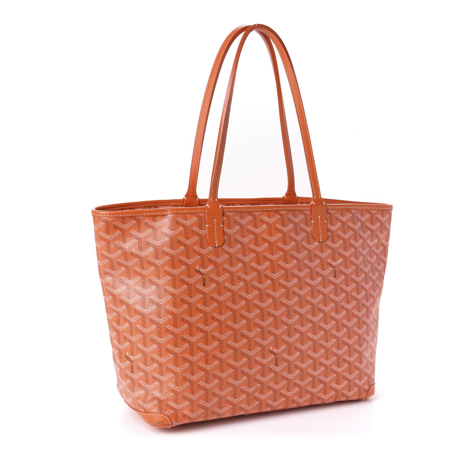 Goyard Goyardine Artois PM Orange 3 of 11