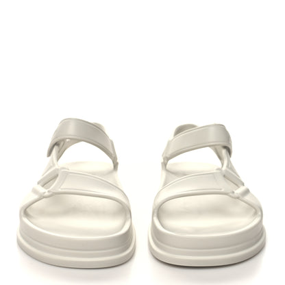 Fendi Rubber FF Sporty Hiker 25mm Sandals 38 Chalk 2 of 8