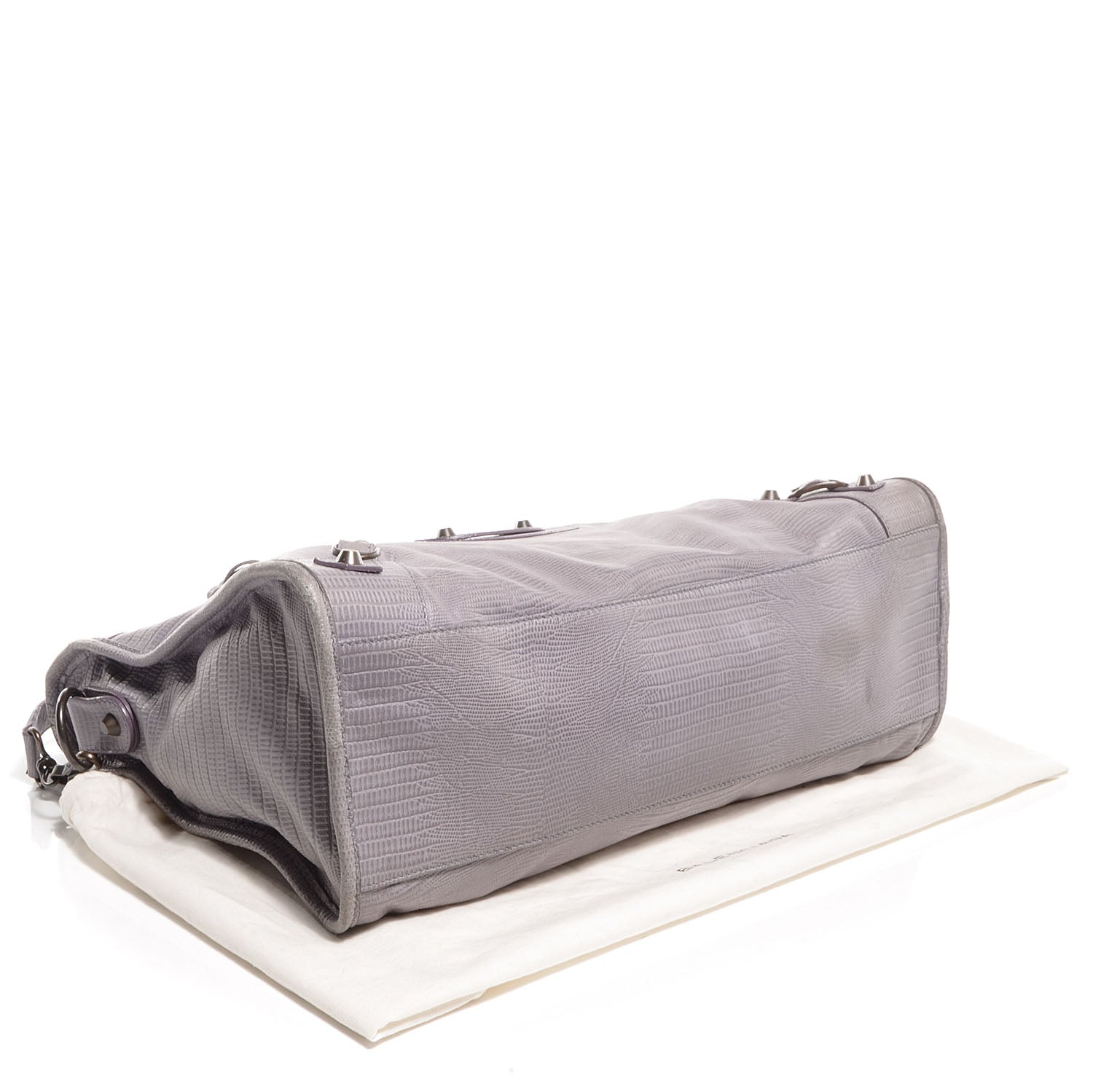 Balenciaga Agneau Lizard Embossed City Fer 8 of 12