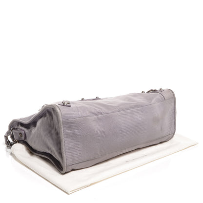 Balenciaga Agneau Lizard Embossed City Fer 8 of 12