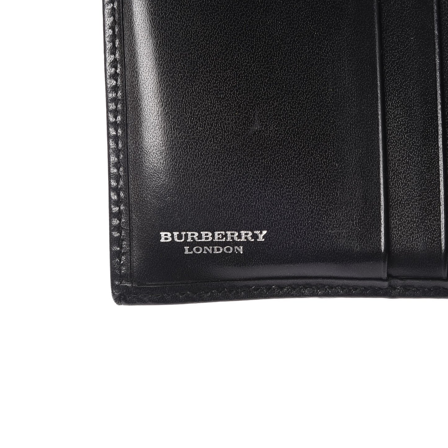 House Check Compact Wallet Black