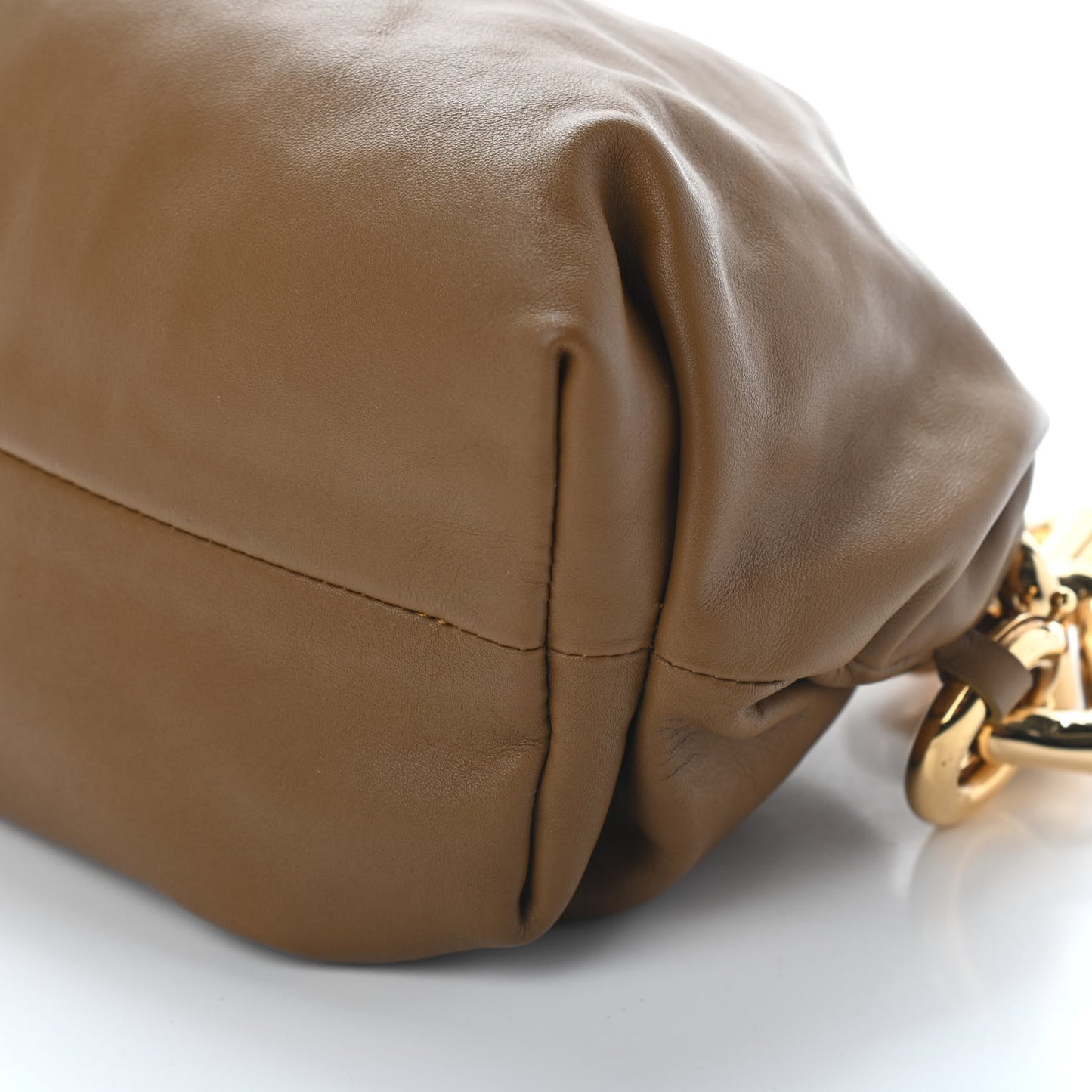 Calfskin The Pouch Chain Moutarde