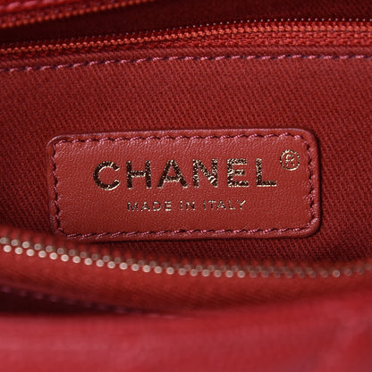 Chanel Caviar Quilted Small Coco Handle Flap Red 9 of 11