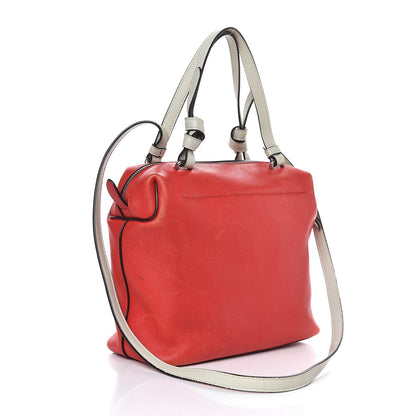 Celine Lambskin Small Soft Cube Satchel Bright Red 3 of 13