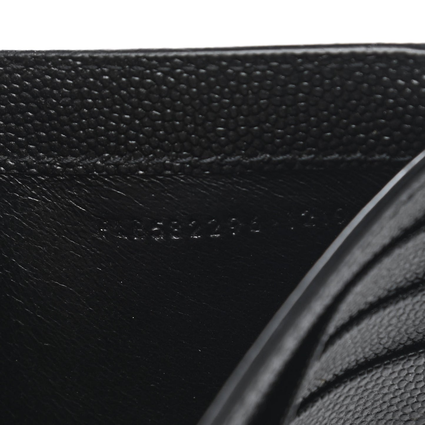 Grain De Poudre Monogram Bi-Fold Wallet Black